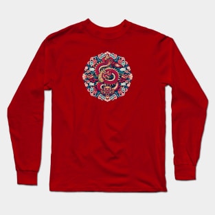 Chinese mandala chinese new year Long Sleeve T-Shirt